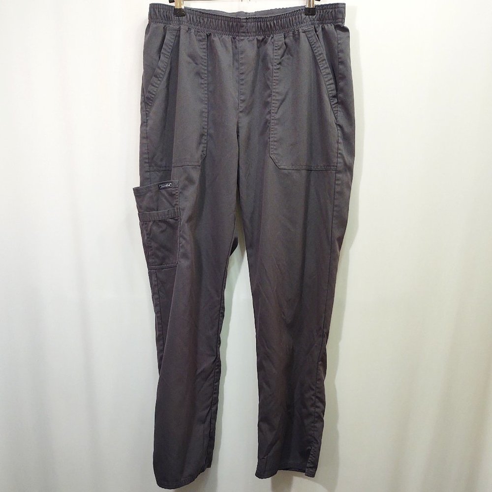 3/$30 Sanibel Scrubs Grey Scrub Pants Large